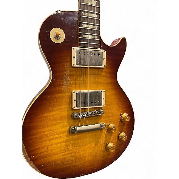 Used 2023 Gibson CUSTOM SHOP MURPHY LAB 'HEAVY AGED' 59' LES PAUL ICE TEA BURST Solid Body Electric Guitar