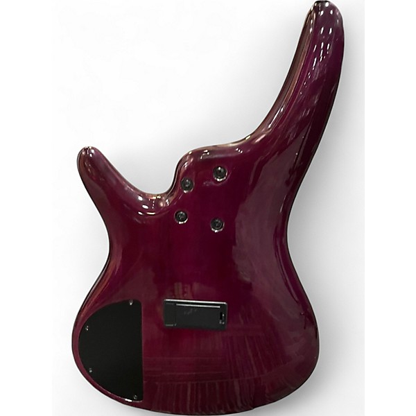 Used Ibanez SR4000E Trans Purple Electric Bass Guitar