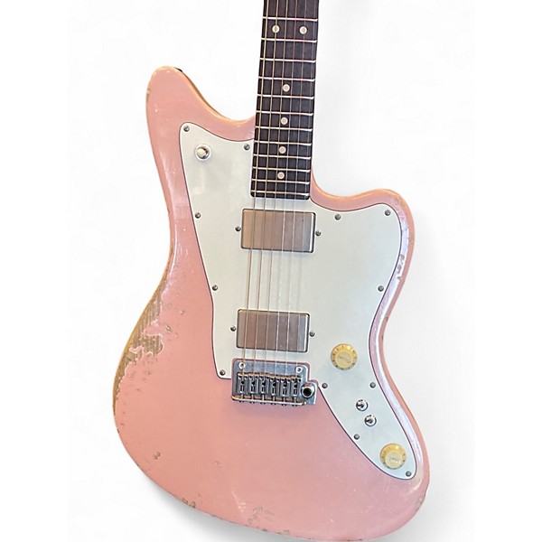 Used Tom Anderson Raven Relic Shell Pink Solid Body Electric Guitar