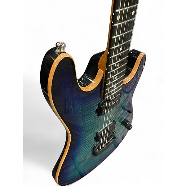 Used Ernie Ball Music Man BFR Sabre Limited-Edition Blue Dream Solid Body Electric Guitar