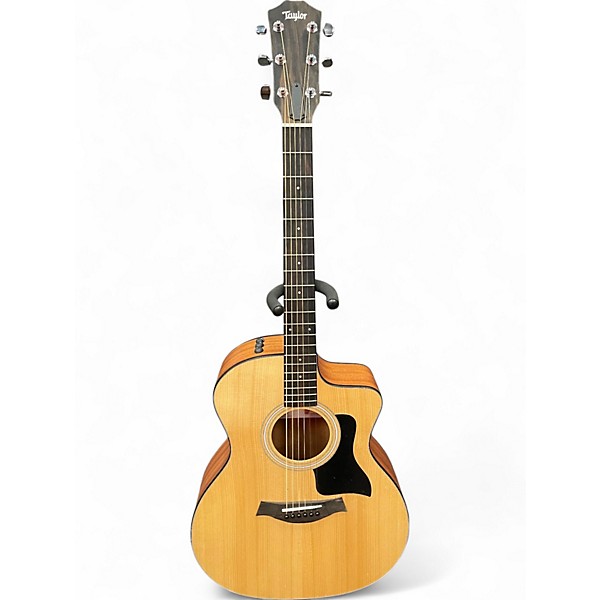 Used Taylor 114CE Natural Acoustic Electric Guitar