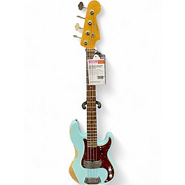 Used Fender 63 Precision Bass JRN Blue Electric Bass Guitar