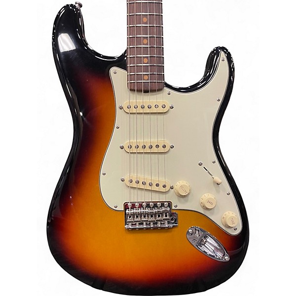 Used Fender Custom Shop 1960 Reissue Journeyman 2 Tone Sunburst Solid Body Electric Guitar