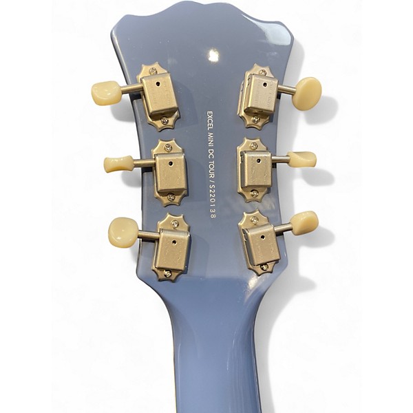 Used D'Angelico excel dc tour baby blue Hollow Body Electric Guitar