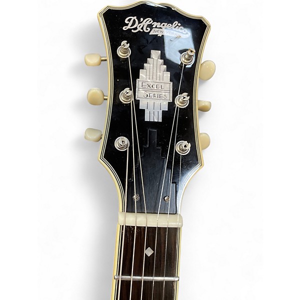 Used D'Angelico excel dc tour baby blue Hollow Body Electric Guitar