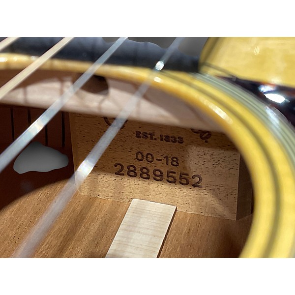 Used 2023 Martin 0018 Natural Acoustic Guitar
