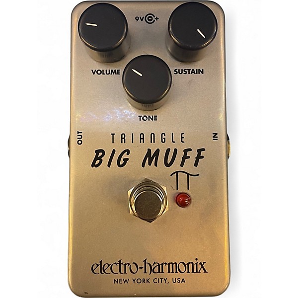 Used Electro-Harmonix Big Muff Triangle Pi Distortion Effect Pedal