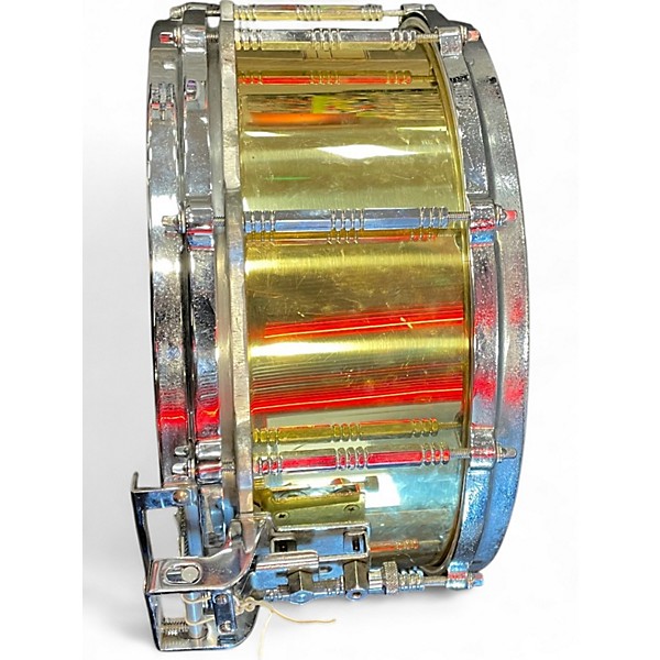 Used Pearl 5X14 Free Floating Snare Gold Drum