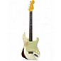 Used 2024 Fender Custom Shop Limited Edition '62 Stratocaster Heavy Relic Aged Olympic White Over 3-Color Sunburst Solid Body Electric Guitar thumbnail