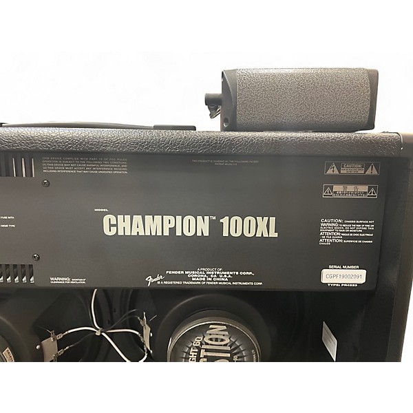 Used Fender Champion 100xl Guitar Combo Amp