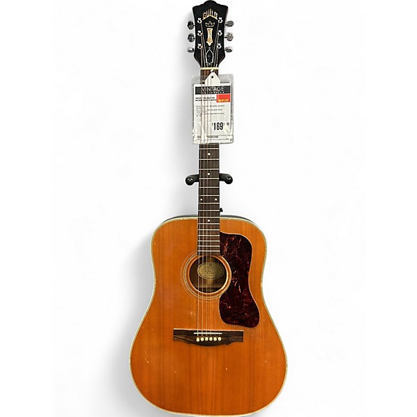 Vintage 1968 Guild D40 Natural Acoustic Guitar