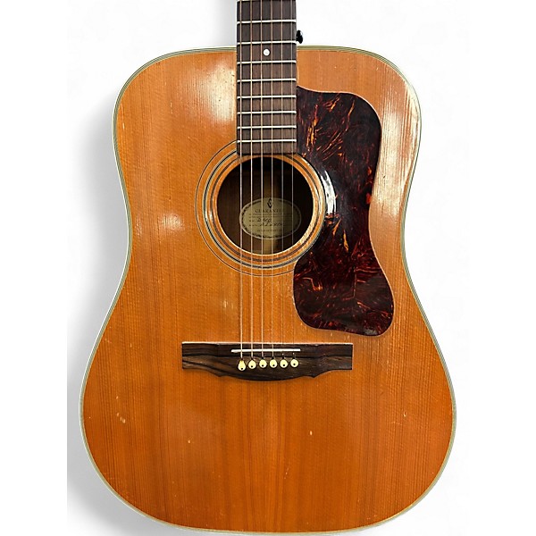 Vintage 1968 Guild D40 Natural Acoustic Guitar