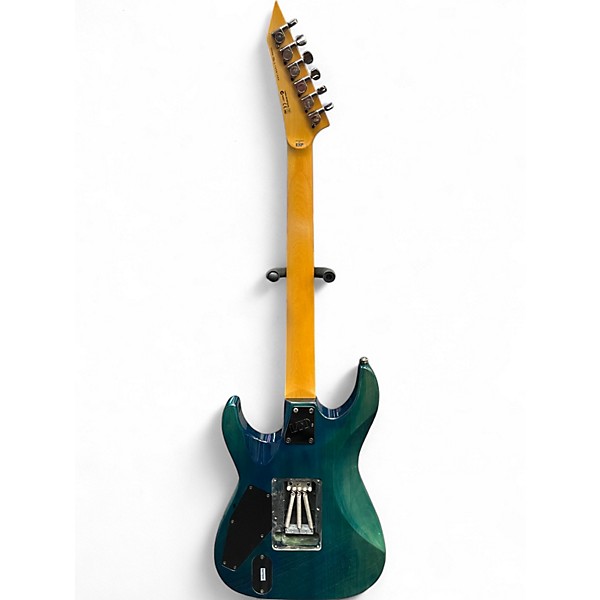 Used ESP LTD MH103QM Trans Blue Solid Body Electric Guitar