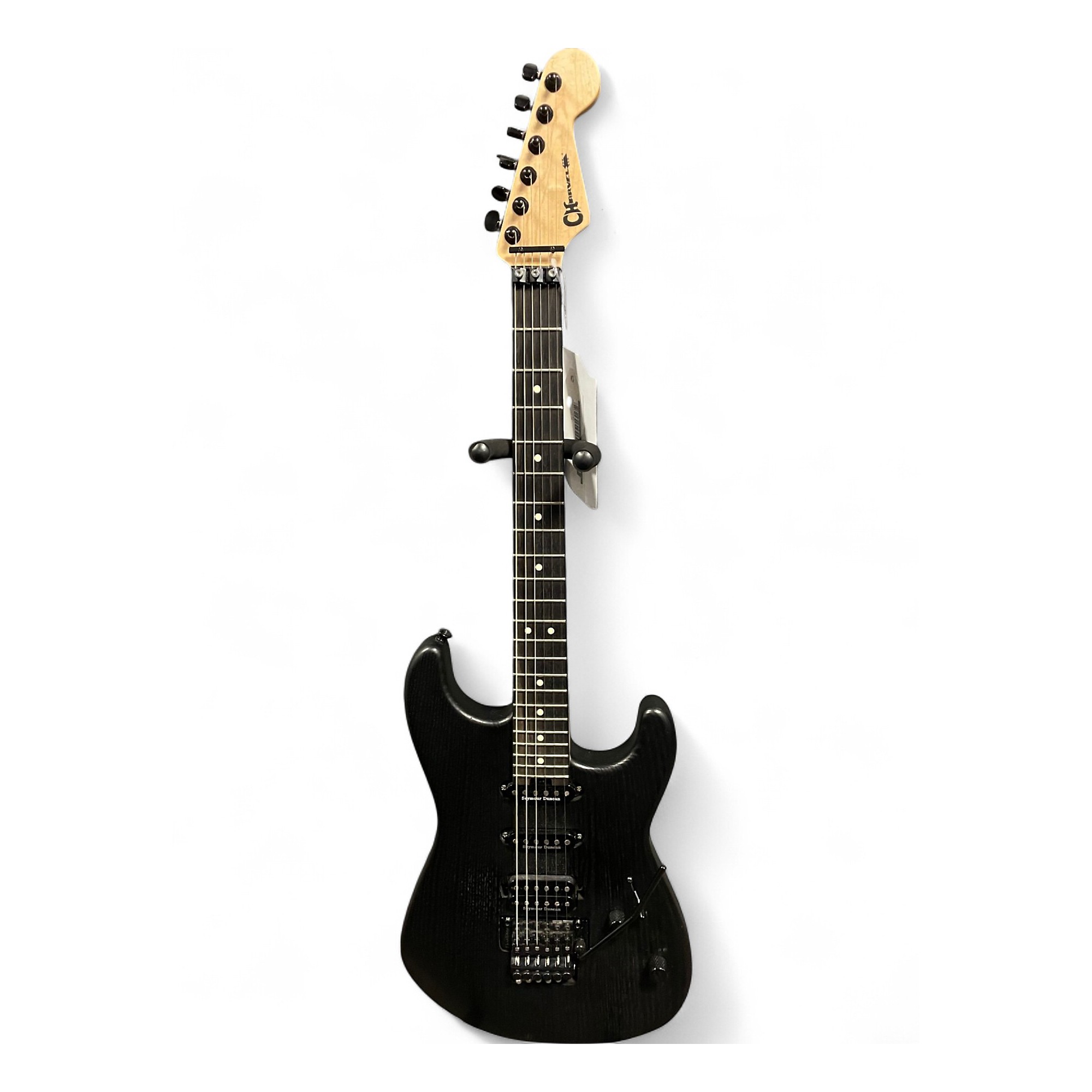 ギター Charvel DX-1 Trans Black Charvel Desolation DX-1 FR Soloist Electric Guitar