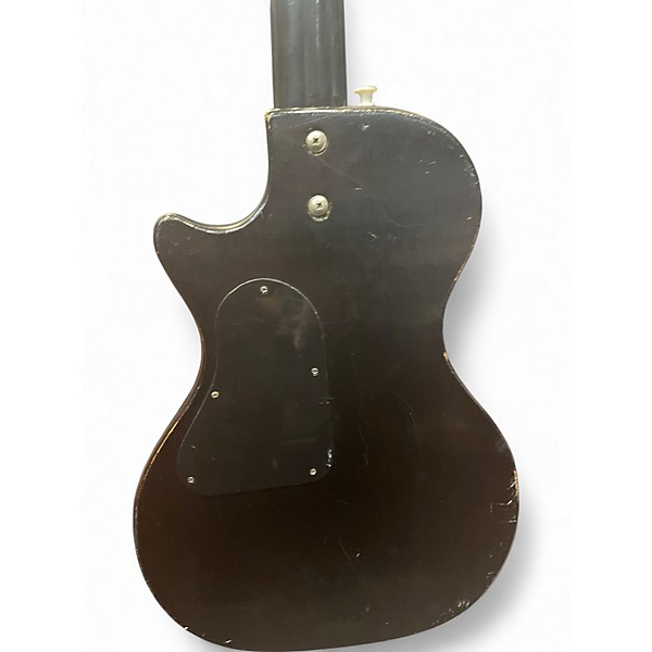 Used 1960s Airline Thunderstick Black Solid Body Electric Guitar