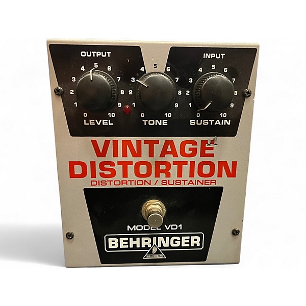 Used Behringer VINTAGE DISTORTION VD1 Effect Pedal