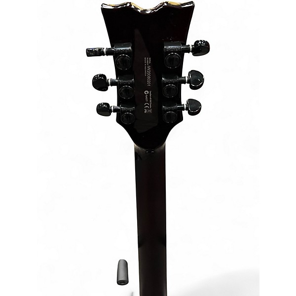 Used Dean Thoroughbred Deluxe Flame Top Blue Burst Solid Body Electric Guitar