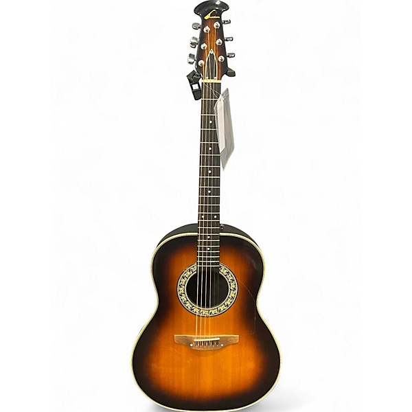 Used Ovation 1111-1 3 Tone Sunburst Acoustic Guitar