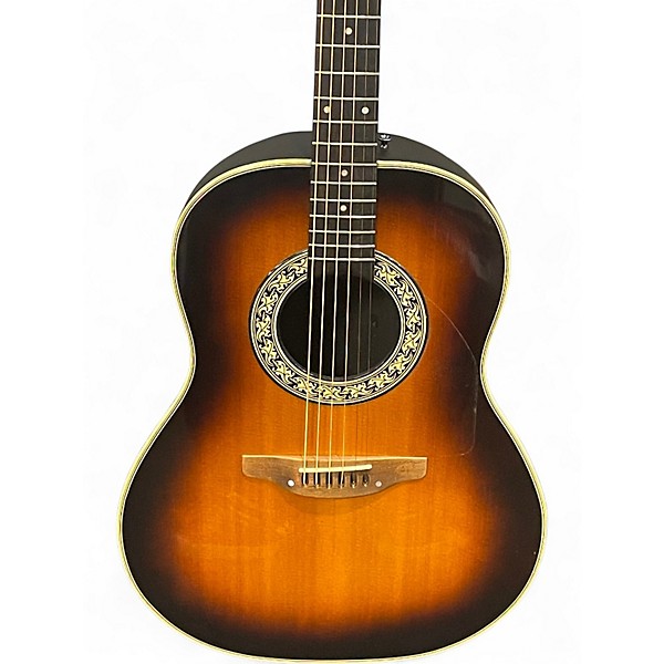 Used Ovation 1111-1 3 Tone Sunburst Acoustic Guitar