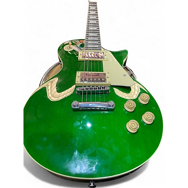 Used Lyx PRO Green Solid Body Electric Guitar