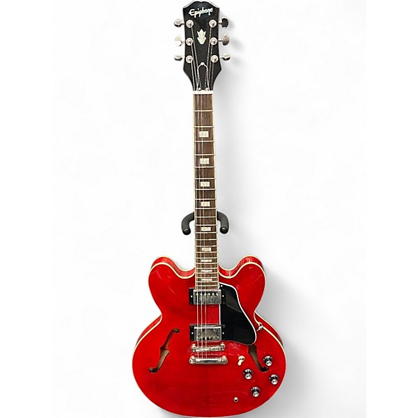 Used Epiphone MARTY SCHWARTZ ES335 Cherry Hollow Body Electric Guitar