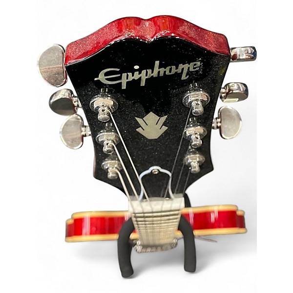 Used Epiphone MARTY SCHWARTZ ES335 Cherry Hollow Body Electric Guitar