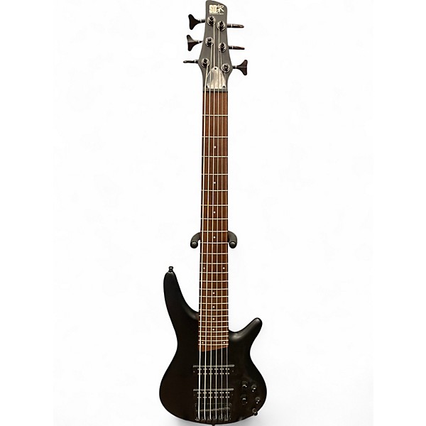 Used Ibanez SR306 6 String Black Electric Bass Guitar