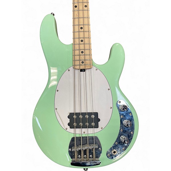 Used Sterling by Music Man Sub 4 Surf Green Electric Bass Guitar