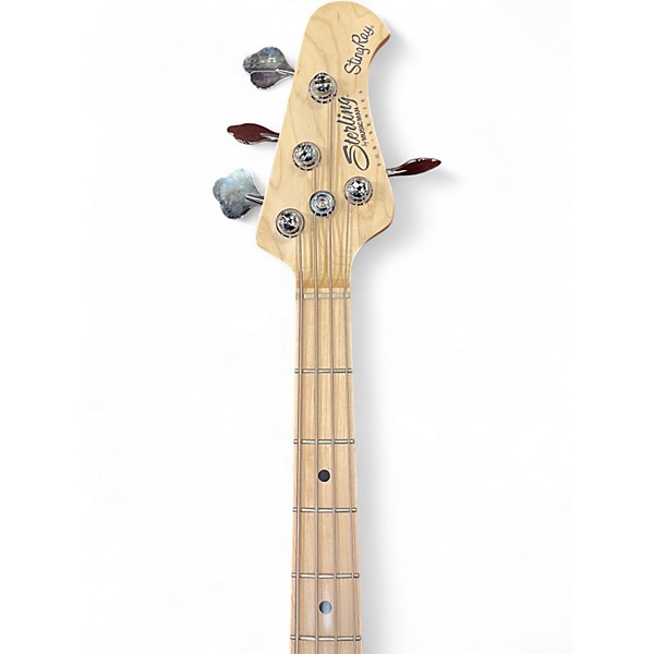 Used Sterling by Music Man Sub 4 Surf Green Electric Bass Guitar