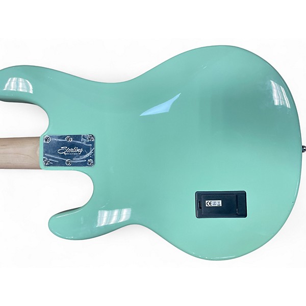 Used Sterling by Music Man Sub 4 Surf Green Electric Bass Guitar