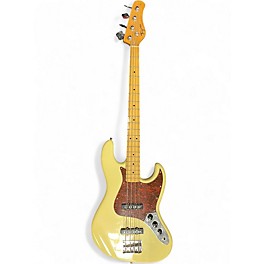 Used Tagima TW JAZZ BASS Cream Electric Bass Guitar