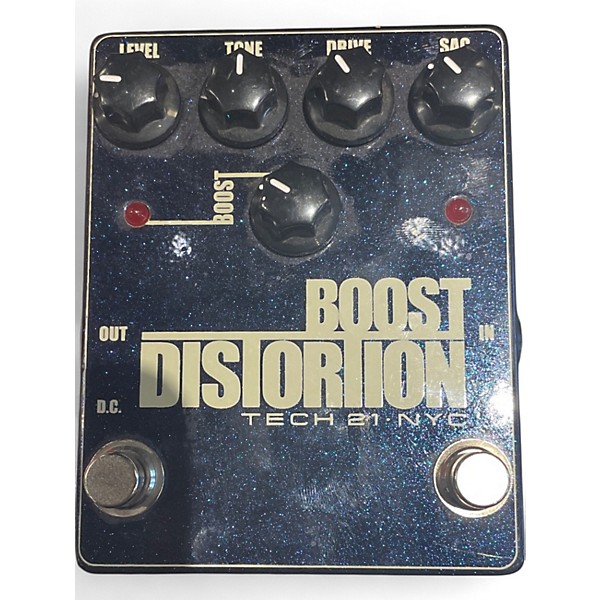 Used Tech 21 BOOST DISTORTION Effect Pedal