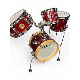 Used TAMA 4 Piece CLUB JAM CANDY APPLE MIST Drum Kit