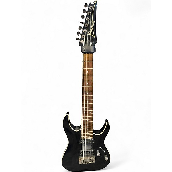 Used Ibanez RGA7 Black Solid Body Electric Guitar