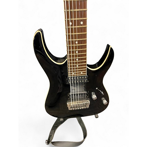 Used Ibanez RGA7 Black Solid Body Electric Guitar