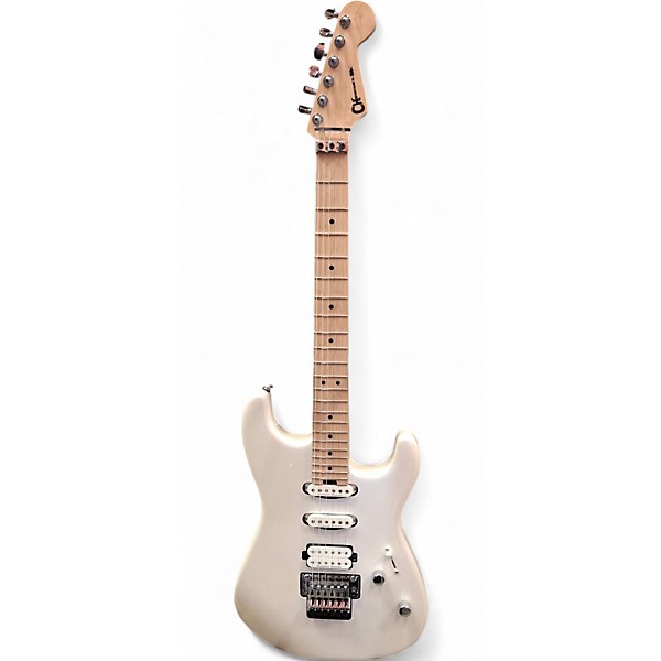 Used 2021 Charvel SAN DIMAS STRYLE 1 HSS FRM Pearl White Solid Body Electric Guitar