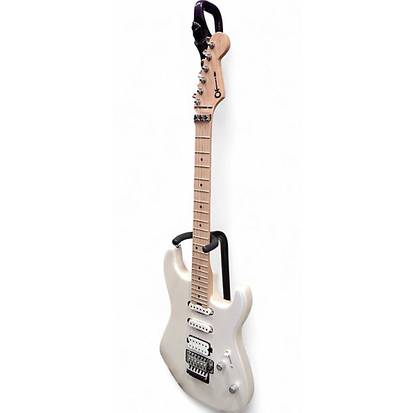 Used 2021 Charvel SAN DIMAS STRYLE 1 HSS FRM Pearl White Solid Body Electric Guitar