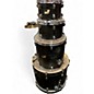 Used Ludwig 4 Piece BackBeat Elite Midnight Grain Drum Kit