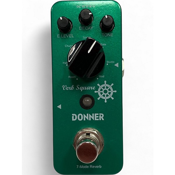 Used Donner verb square 7 Effect Pedal