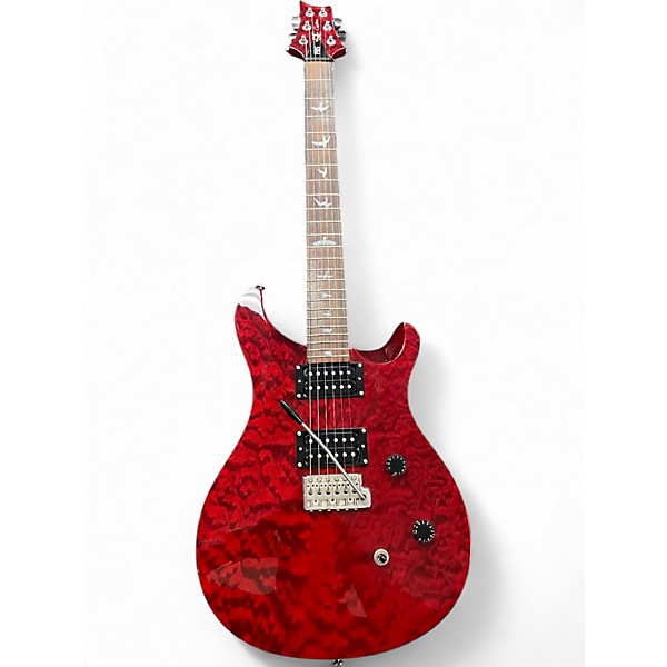 Used PRS SE Custom 24 Quilter red maple Solid Body Electric Guitar