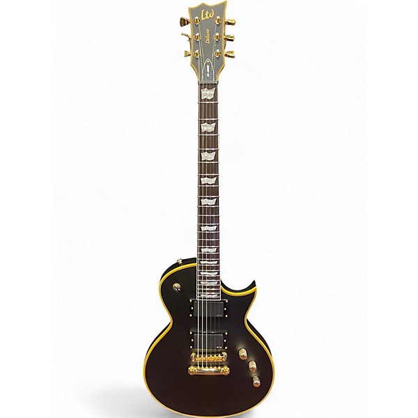 Used ESP LTD EC1000 Deluxe Satin Black Solid Body Electric Guitar