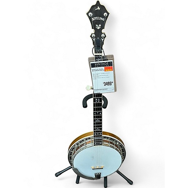 Vintage 1981 Stelling Bellflower Natural Banjo