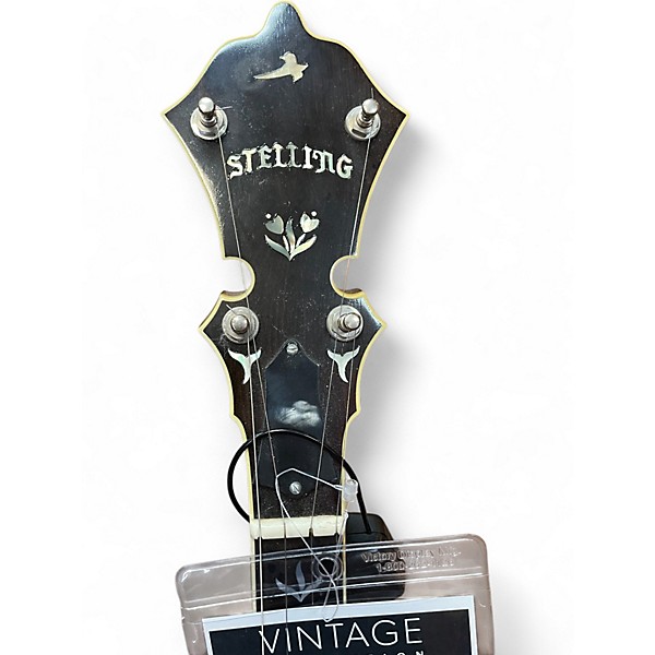 Vintage 1981 Stelling Bellflower Natural Banjo