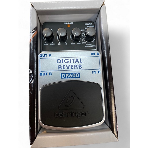 Used Behringer DR600 Digital Stereo Reverb Effect Pedal