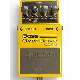 Used BOSS ODB3 Bass Overdrive Bass Effect Pedal