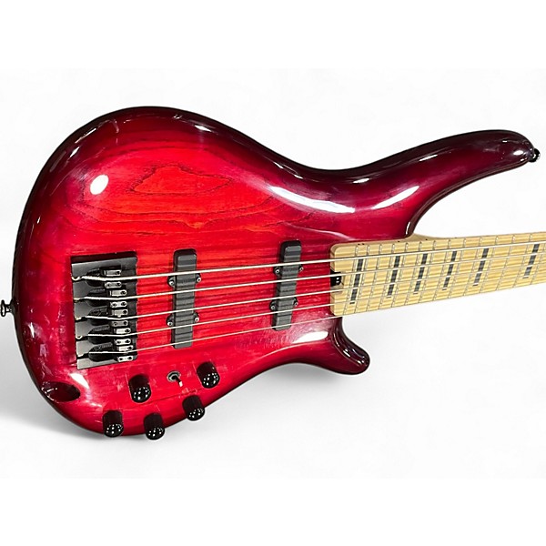 Used Ibanez anb205 red Electric Bass Guitar