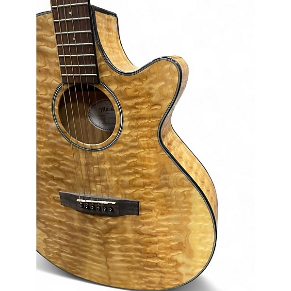 Used Mitchell MX400 Natural Acoustic Electric Guitar