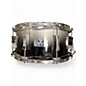 Used Pork Pie 5X12 Little Squealer Snare Silverburst Drum