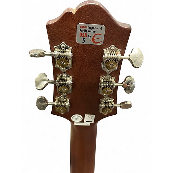 Used 2011 Epiphone DR-500M Natural Acoustic Guitar