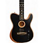 Used Fender American Acoustasonic Telecaster Black Acoustic Electric Guitar
